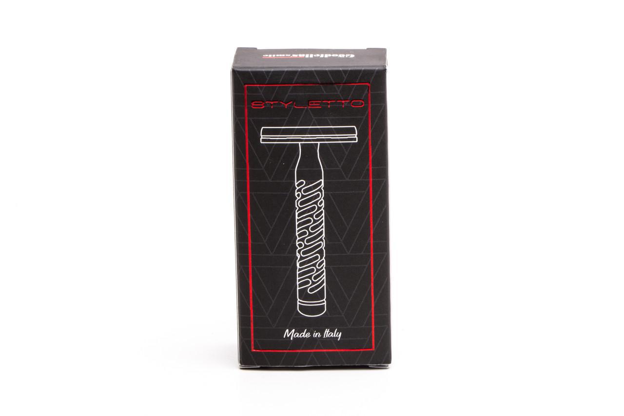 The Goodfellas' Smile | Styletto Red Aluminum Double Edge Safety Razor