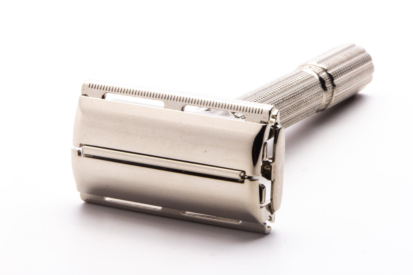 1967 M1 Gillette Slim Adjustable TTO Double Edge Safety Razor | Factory Nickel Revamp