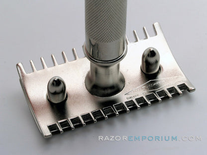 1916 Gillette Single Ring Old Type DE Safety Razor | Nickel Revamp