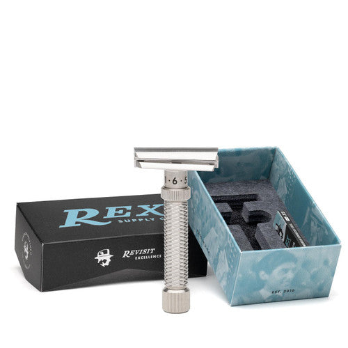 Rex Supply Co. | Konsul Slant Adjustable Stainless Steel Double Edge Safety Razor