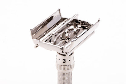 1962 H3 Gillette Slim Adjustable Double Edge Safety Razor | Rhodium Revamp