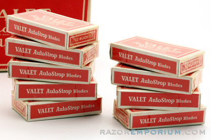 Valet Auto Strop Blades (pack of 10) - New Old Stock (NOS) Razor Blades