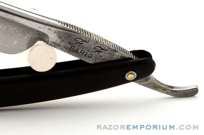 11/16" P. Fritiss "Le Hyalin" No. 303 Straight Razor w/ Case | Paris France