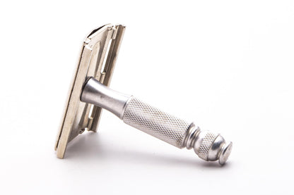 1967 M4 Gillette Travel Tech Double Edge Safety Razor Set | Original Condition