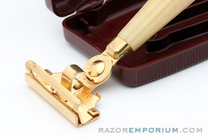 1950s Eversharp Schick Gold Injector Razor Set