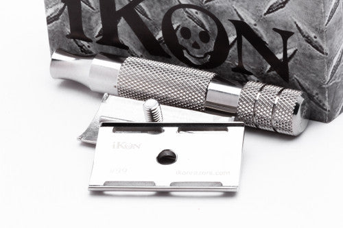 iKon Stainless Steel Standard  Solid Guard D E Razor - Original Production Run