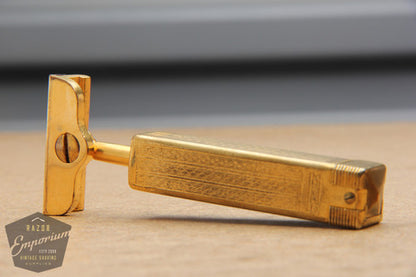 Schick 1930's Type B Gold Repeating Injector Razor
