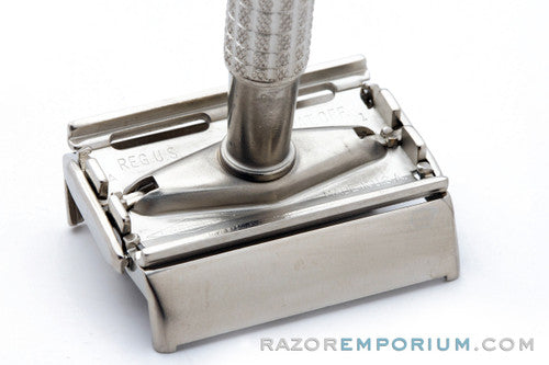 1955 Gillette Flair Tip Super Speed Safety Razor A1 Factory Nickel Revamp