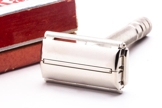 1940's Gillette Super Speed Double Edge Safety Razor Set | Original Condition