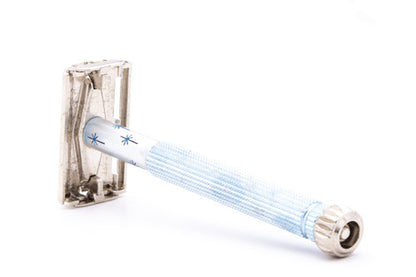 1965 K2  Gillette Blue Star Lady Gillette Double Edge Safety Razor | Original Condition