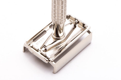 1956 B2 Gillette Flare Tip Super Speed Double Edge Safety Razor  | Factory Nickel Revamp