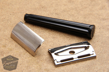 Gillette 1944 WWII Era Bakelite Handle Tech DE Razor - Made in England