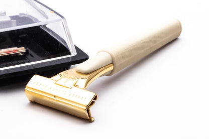 1950's Eversharp Schick Injector Safety Razor Set with Instructions | Original Condition