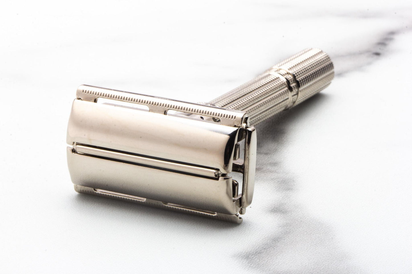 1966 L2 Gillette Slim Adjustable TTo Double Edge Safety Razor | Factory Nickel Revamp