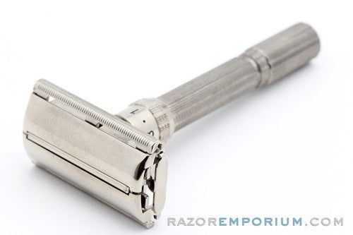 1963 Gillette Slim Adjustable TTO DE Safety Razor I3