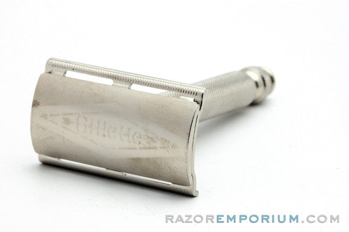 1960 Gillette Ball End Tech Double Edge Safety Razor F2