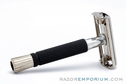 1971 Gillette Black Handle Super Speed Safety Razor R1 - Excellent