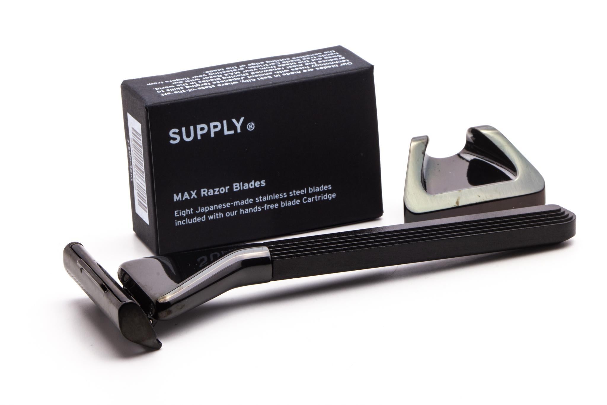 Jet Spray Razor Supply | The Single Edge Max Jet Black Safety Razor – Razor Emporium