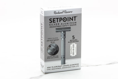 Rockwell Razors | SETPOINT Silver Aluminum Adjustable Safety Razor