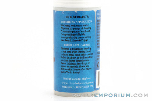 Elvado Brush & Brushless Shaving Cream - Lake of the Woods