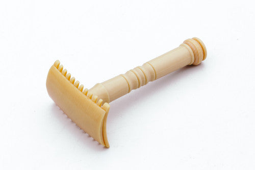 1920's Tuskeloid Open Comb Double Edge Safety Razor