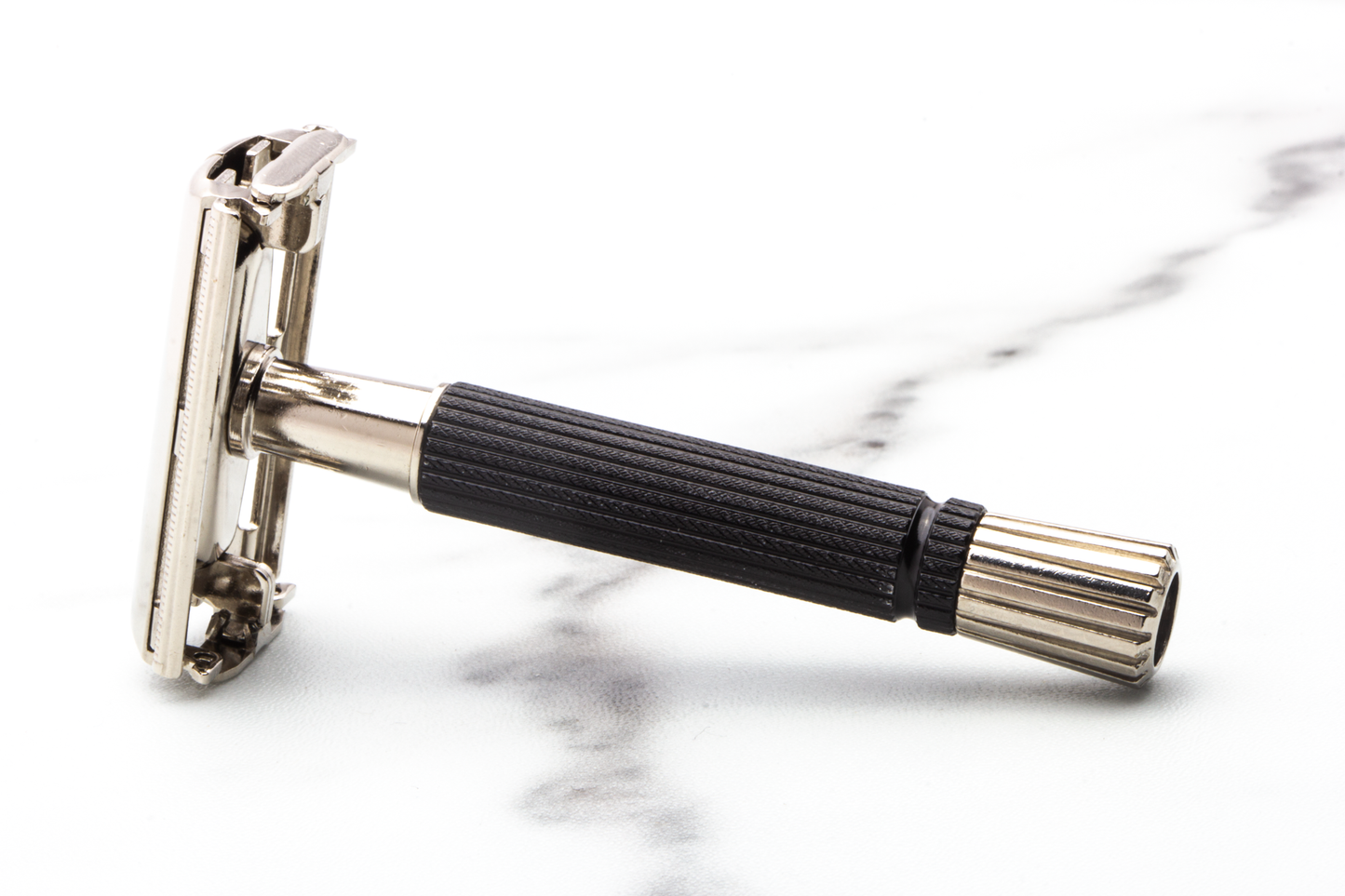 1973 T2 Gillette Black Handle Super Speed Safety Razor Set | Original Condition