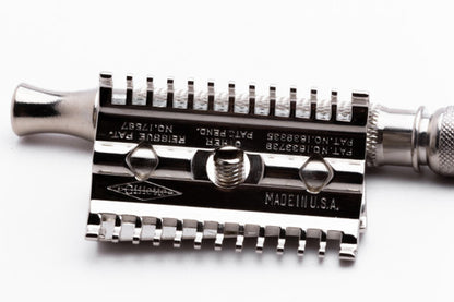 1930's Gillette Goodwill DE Safety  Razor Nickel Revamp