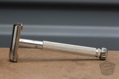 Gillette 1968 Lady Champagne Double Edge Butterfly