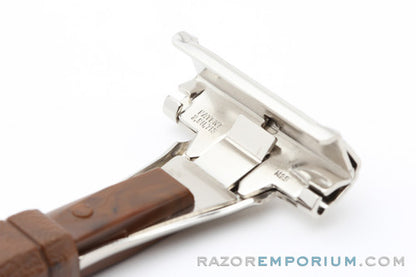 1960's Schick Grip Injector Safety Type L Razor Tennis & Golf Handle - Good