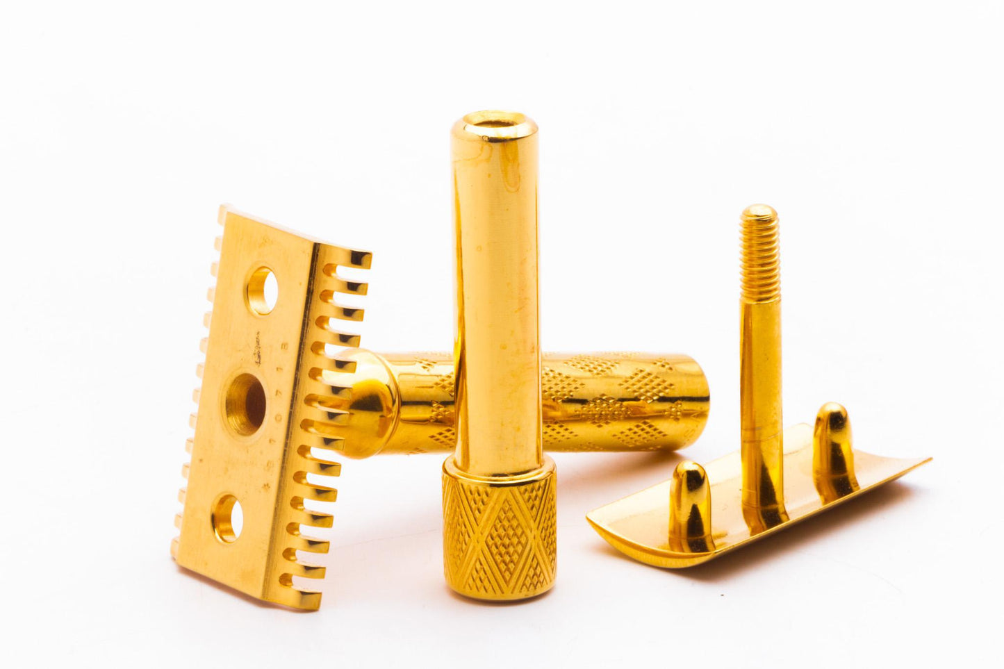 1920's Gillette New Improved Gold Richwood Double Edge Safety Razor Set | Original Condition
