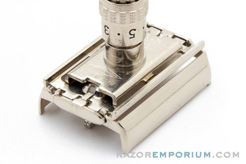 1965 Gillette Slim Adjustable TTO Safety Razor with Case K1
