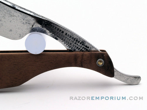 6/8" Joseph Rodgers & Sons No. 6 Straight Razor w/ Black Walnut Scales |  Sheffield, England