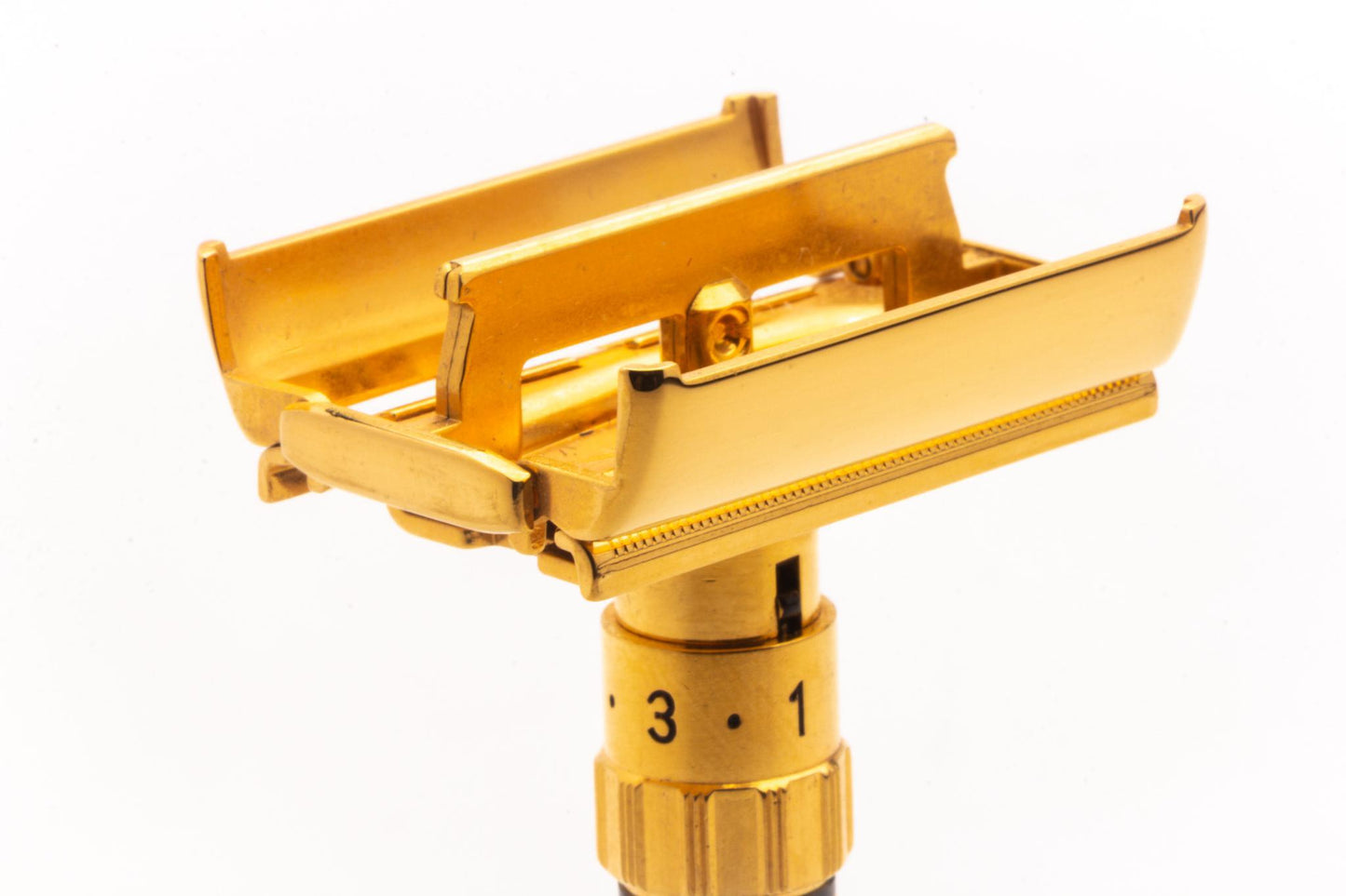 1958 D3 Gillette Executive Fatboy DE Safety Razor | 24K Gold Revamp