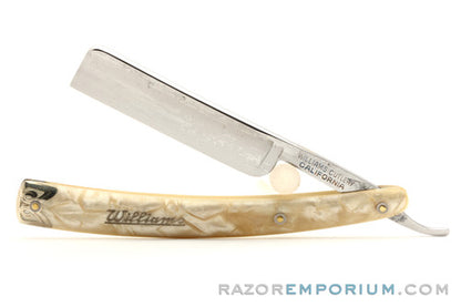 5/8" Williams Cutlery California Straight Blade w/ Original Scales | Solingen Germany