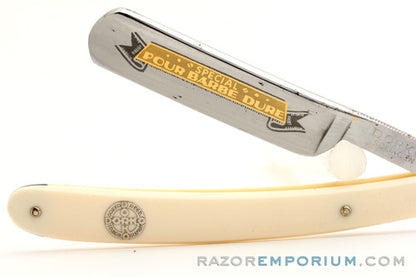 5/8" Dorko #101 Vintage Round Point Straight Razor w/ Case | Solingen Germany