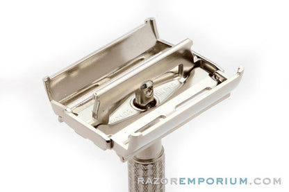1958 Gillette Flair Tip Super Speed Safety Razor D2 Factory Nickel