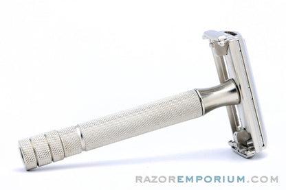 1952 Gillette Super Speed DE Safety Razor | Factory Nickel Revamp