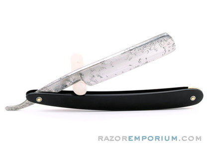 11/16" Geneva Cutlery Co. Hollow Ground Straight Razor w/ Original Scales