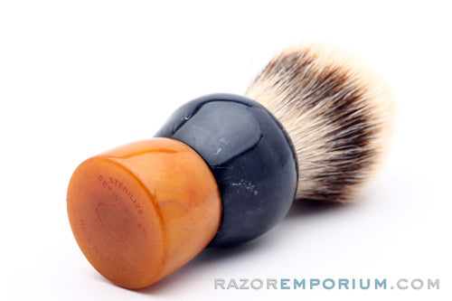 Fuller Vintage Shave Brush Silver Tip Badger Revamp