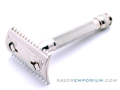 1930's Gillette Goodwill Short Comb Ball End Replica Handle Double Edge Safety Razor