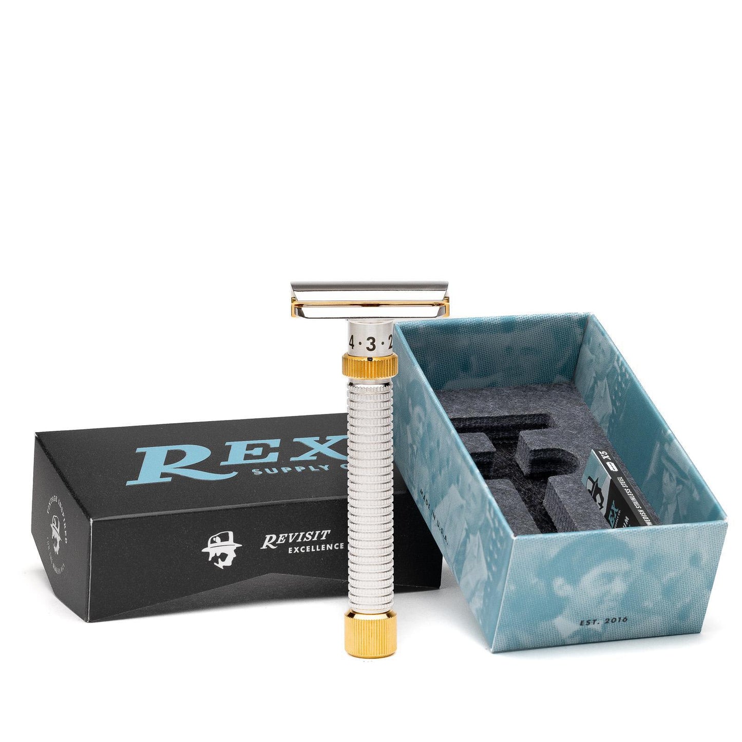 Rex Supply Co. | Ambassador XL Adjustable Double Edge Safety Razor