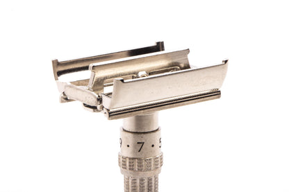 1964 J2 Gillette Slim Adjustable Double Edge Safety Razor | Original Condition