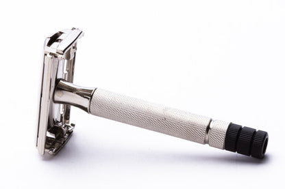 1951 Gillette Black Tip DE Super Speed Safety Razor Set W3