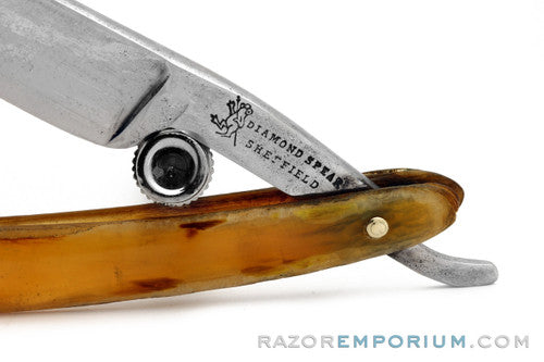 13/16" Diamond Spear Hamburg Hollow Ground Straight Razor | Sheffield, England