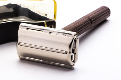 Russian Slim Adjustable TTO Double Edge Safety Razor Set | Original Condition