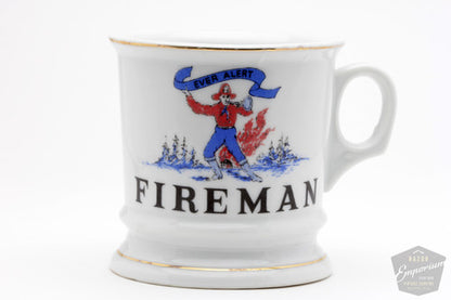 Occupational Shaving Mug Fireman