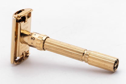 1961 G4 Gillette Gold Slim Adjustable Double Edge Safety Razor | Original Condition