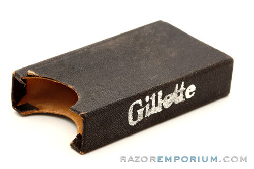 1900's Gillette Cardboard Blade Bank Black