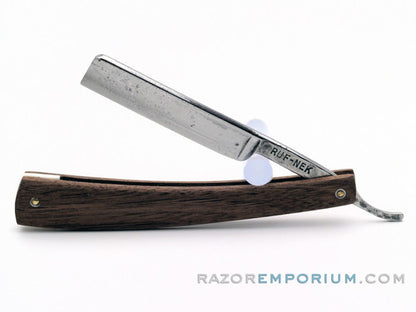 4/8" W.L. Buck Co. "Ruf Nek" Straight Razor w/ Black Walnut Scales | Germany
