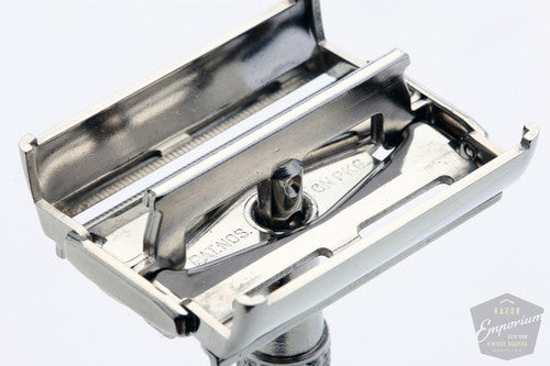 Gillette 1955 Flair Tip Super Speed DE Safety Razor